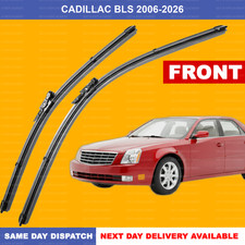 For Cadillac BLS 2006-2026 Pinch Tab Arm Front Wiper Blades SET 24" 24"