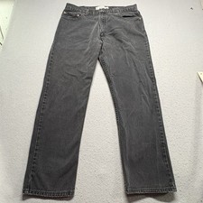 Vintage 90s Levi  s 36x30 Faded Black 505 Straight Leg Jeans EUC