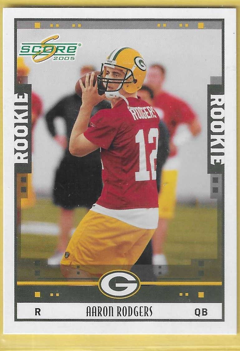 2005 Score Aaron Rodgers Packers RC