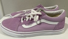 Vans Old Skool Low Top Lilac Lavender Purple Suede Shoes Junior 6.5 UK 5.5 New