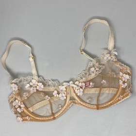 Agent Provocateur Bethanie Ivory Lilac Bra 34D New