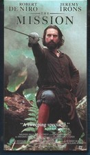 Factory Sealed VHS-The Mission w/Robert De Niro, Jeremy Irons-Watermark