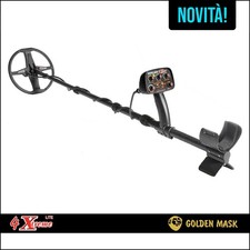 METAL DETECTOR VLF GOLDEN MASK GM 4 XTREME LITE TECNOLOGIA PWM PIASTRA 13x11"