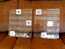 Unique Coin Flip Page Holder For 2"X2" Flips-Eagle Brand-Coins Not Included-OLD!