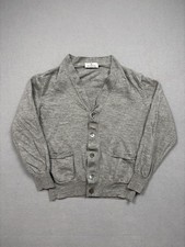 Valentino Studio Grey Wool Cardigan Vintage P...