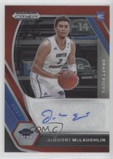 2021 Panini Prizm Draft Picks Red 124/199 JaQuori McLaughlin #DP-JQM Auto 0rk6