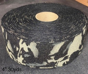 SEW-ON NYLON FASTENER TAPE MULTICAM BLACK 4 INCH LOOP 30 YARD ROLL