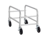 REGENCY Mobile Aluminum Lug Rack Unassembled Swivel Casters (No Tote) 600ALR1KD