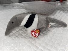 TY Beanie Baby - ANTS the Anteater With Tags Stuffed Animal Toy, New