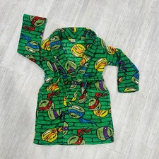 Nickelodeon Teenage Mutant Ninja Turtles Boys Size L 10 robe Fleece Super Soft