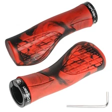 TOPCABIN Bicycles Handlebar Grips, Aluminum Lock-on Ergonomic Bike Grips, Cus...