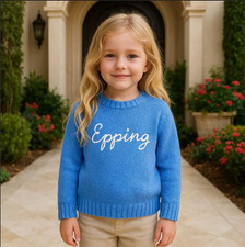 NWT Duffield Lane Kids Heirloom Cotton Casual Crew Neck "Epping" Sweater Size 4T