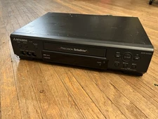 MITSUBISHI HS-U448 VCR 4 Head Hi-Fi Precision TurboDrive VHS Player - TESTED!