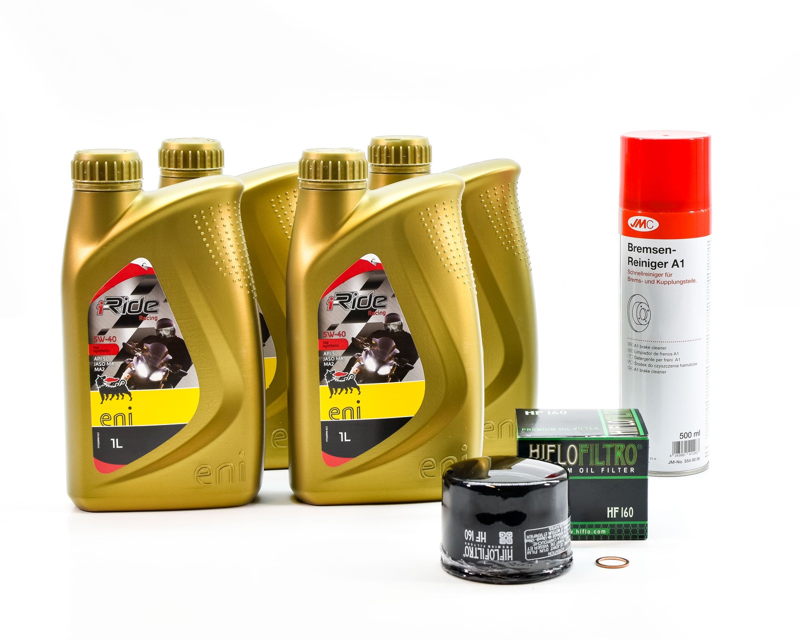 Kit entretien vidange BMW K 1300 S 2009-2015 huile moto ENI 5w40 4L filtre
