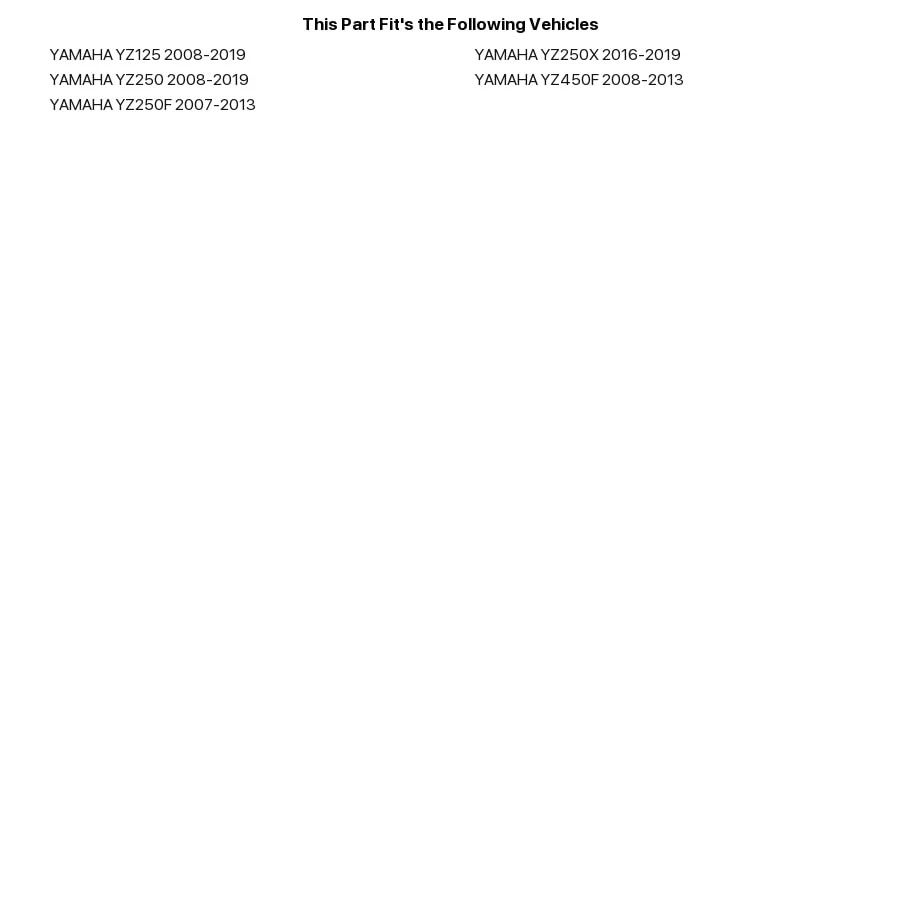 Pivot PWFWC-Y05-500 Water-Proof Wheel Spacer Kit For Yamaha Foto 2 de 3