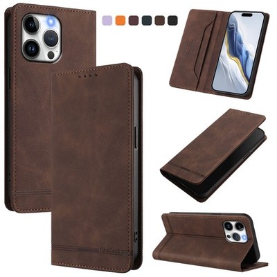Magnetic Leather Card Wallet Case For Xiaomi OPPO Sony Flip Stand Phone Cover