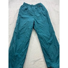 Vintage 90's Columbia Sportswear Men's Ski Snow Pants Teal Size S Nylon