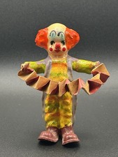 Vintage Alvarez Mexico Clown Paper Mâché Figurine Handpainted Collectible 60’s
