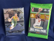Jewell Loyd Foil Prizm & Sealed 4 WNBA Card Pack Champion Las Vegas Aces