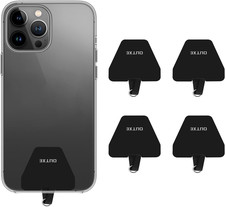 Universal Phone Tether Tab, 4 Pack Phone Lanyard Replacement Part for Phone Stra