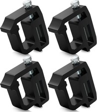 Moveland Heavy Duty Camper Shell Clamps - Truck Topper Ladder Rack 4pcs-black