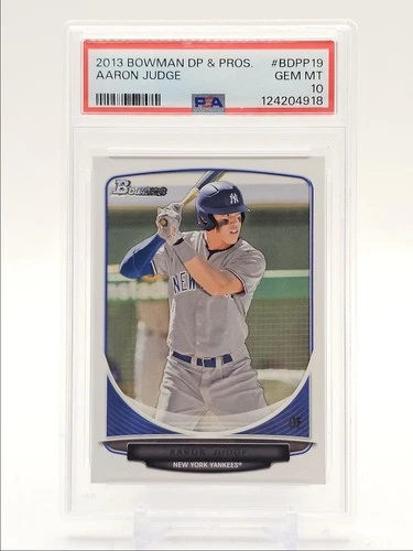 AARON JUDGE 2013 BOWMAN DRAFT & PROSPECT BASEBALL YANKEES B PSA 10 Q0004