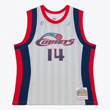 Houston Comets Cynthia Cooper #14 Mitchell & Ness Unisex SIlver 1997 WNBA Jersey