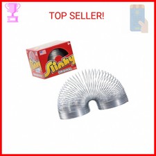The Original Slinky Walking Spring Toy, 2.75-inch Diameter Metal Slinky, Fidget