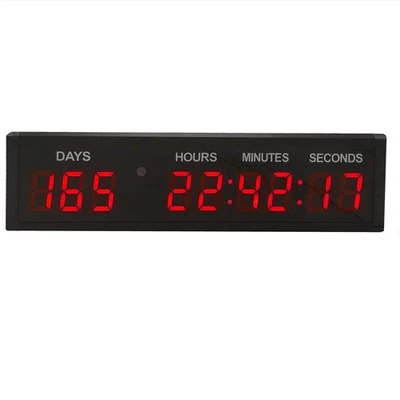 BTBSIGN LED Countdown Clock Safety Event Timer with Remote and Buttons for 1....