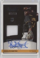 2022 Chronicles Studio Black Material Signatures 3/199 Rodolfo Castro Auto 2t9