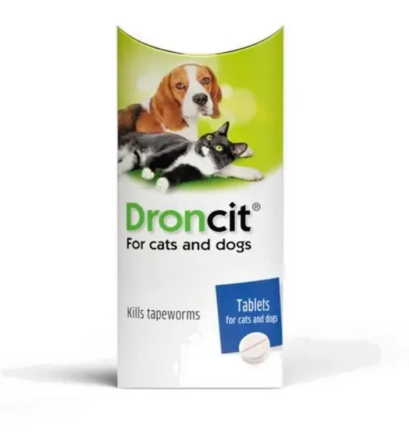 1 Droncit Tapeworm Worming Tablets, For Dogs and Cats 50mg Tablet AVM-GSL