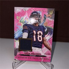 GAME WORN 🔥🔥🔥2024 Topps Inception  Caleb Williams FI-22 Magenta /99 