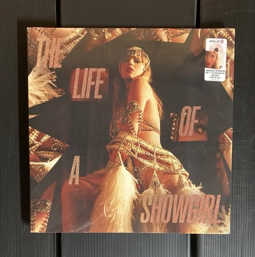 Taylor Swift The Life of a Showgirl Pink Shimmer Vinyl Target *BRAND NEW & MINT*