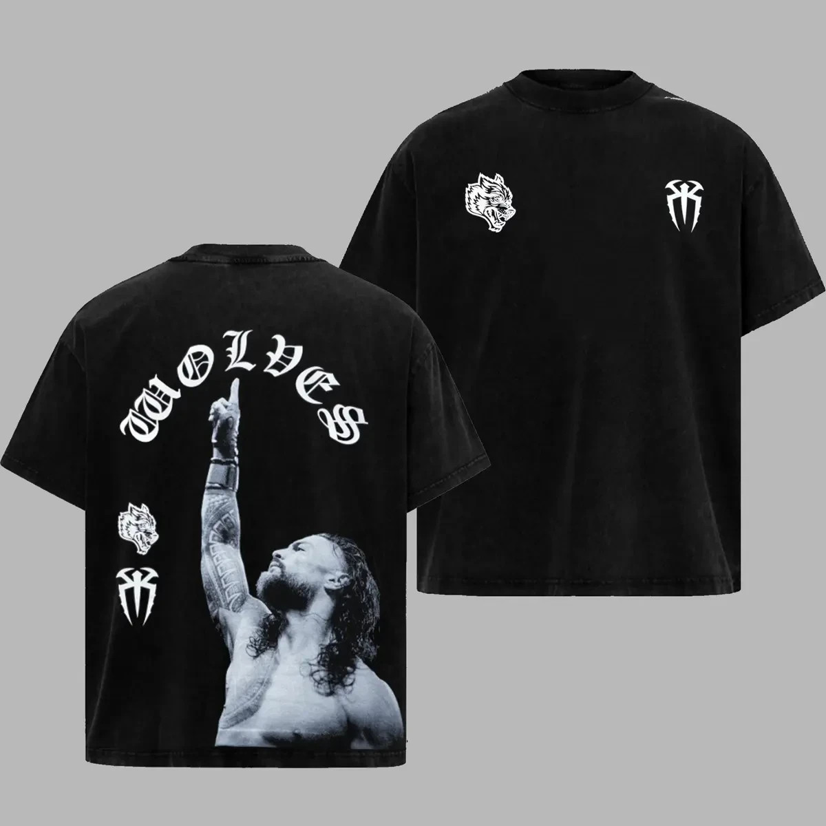 Roman Reigns Wolves Club Darc Sport Unisex T-Shirt Heavy Cotton