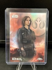2025 Topps Chrome Star Wars Jyn Erso 66 Rainbow Refractor