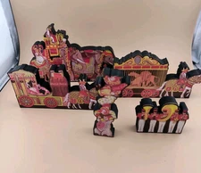 1998 Vintage Coca Cola Circus 5 Piece Figures by Shiela's Collectibles C02