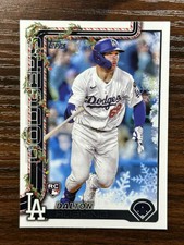 2025 Topps Holiday Baseball Dalton Rushing Dodgers Base RC Rookie #H105
