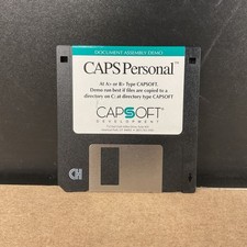 Capsoft Development CAPS Personal Document Assembly Demo 3.5  Vintage Computing