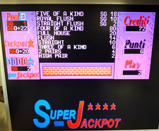 SUPER JACKPOT Slot machine POKER JAMMA Game board FREE/POKER SCHEDA GIOCO JAMMA
