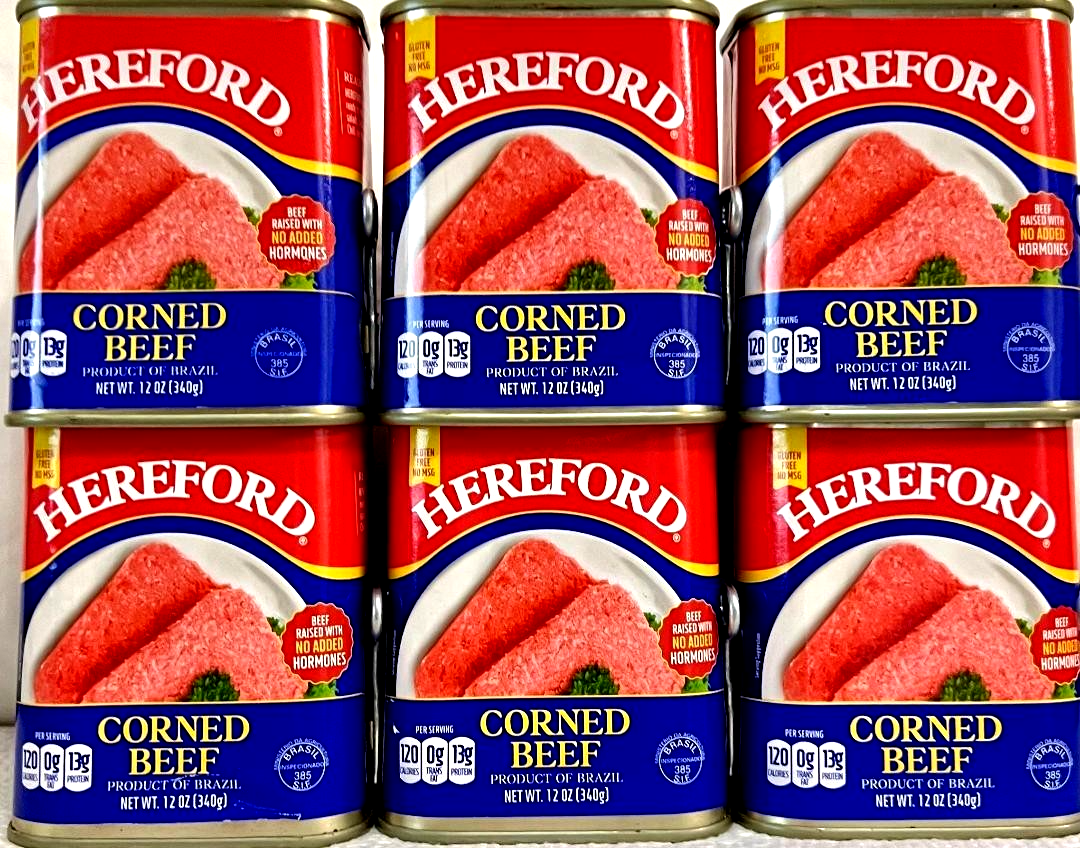 HereFord Corned Beef 12 oz ( Pack of 6 )~11/2029 | eBay