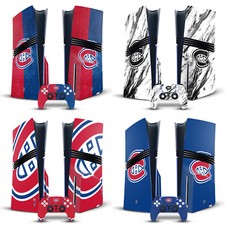 NHL MONTREAL CANADIENS VINYL SKIN DECAL FOR SONY PS5 PRO DISC EDITION BUNDLE