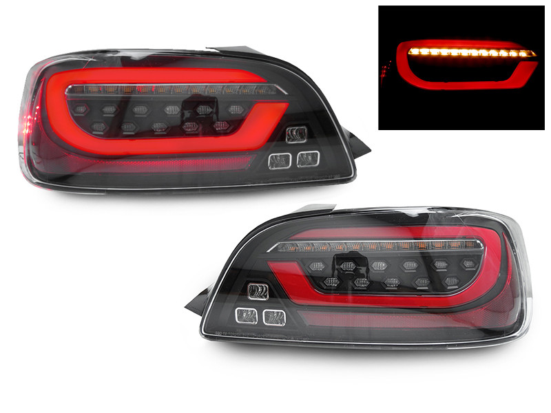 COMBO DEPO LED JDM Sequential Signal Tail Light+Smoke 3rd Brake