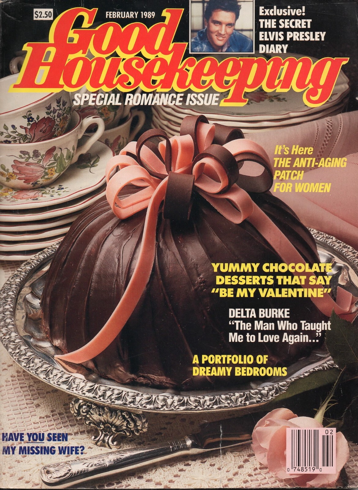 Good Housekeeping Magazine February 1989 The Secret Elvis Presley Diary