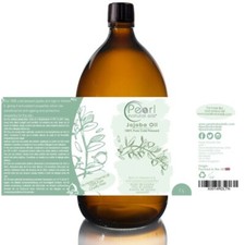 Jojoba Oil 100% Pure Golden  - Cold Pressed, Carrier, Massage Oil 1 litre