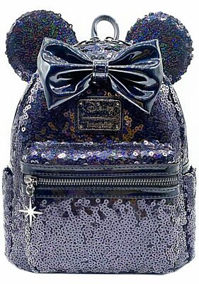 Loungefly X LASR Disney Celestial Dreams Black Sequin Minnie  display picture 2