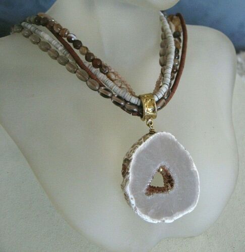 ё X R.ALAGAN Large chain long necklace R.ALAGAN necklace gold color | eBay