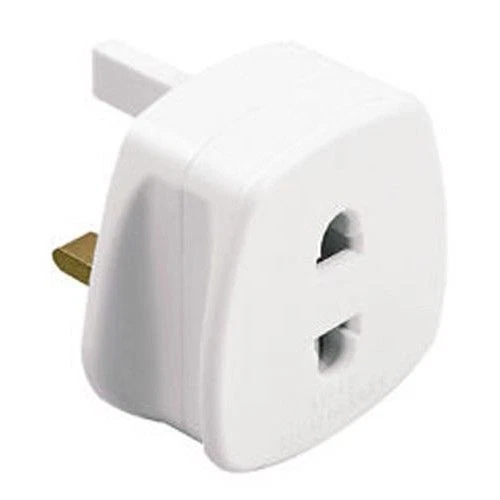 3 x Shaver Adapter Plug Socket 2 Pin to 3 Pin Converter EU