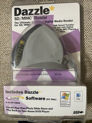 Dazzle SD/MMC Digital Media Reader DM-8300 High Speed Transfer For Cameras MP3