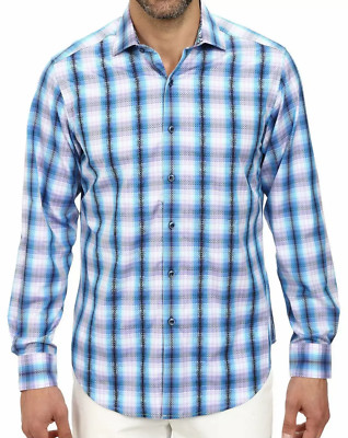 Robert Graham Lorde Howe Shirt CLASSIC FIT - Size LARGE - Plaid - NWT - NOS