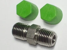 1 - Cajon Swagelok Stainless Steel Hex Pipe Nipple, 1/4" NPT, SS-4-HN